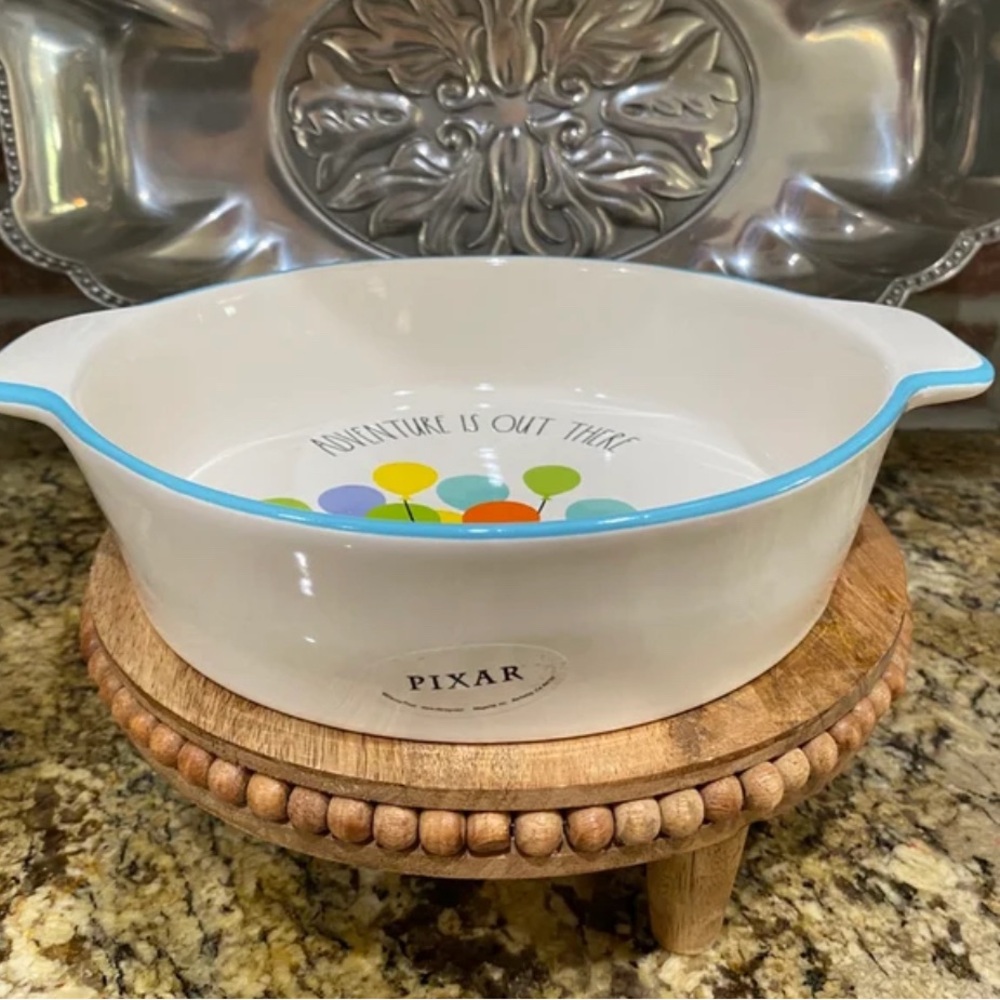 Rae Dunn Pixar UP - adventure is out there baking dish - brand new never used!
